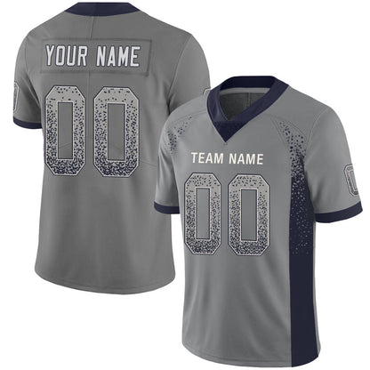 Custom Dallas Cowboys Stitched American Football Jerseys Personalize Birthday Gifts Grey Jersey