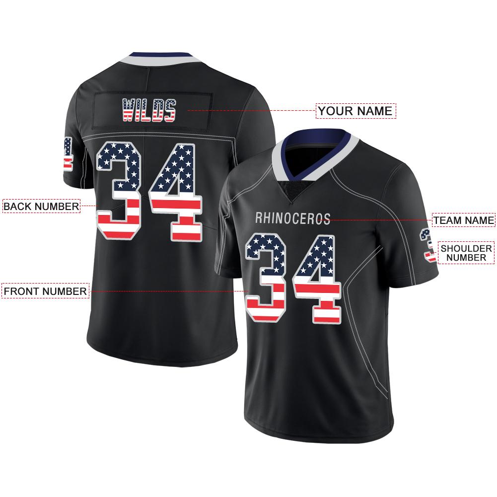 Custom Dallas Cowboys American Men's Youth And Women  Stitched Black Football Jersey Personalize Birthday Gifts Jerseys