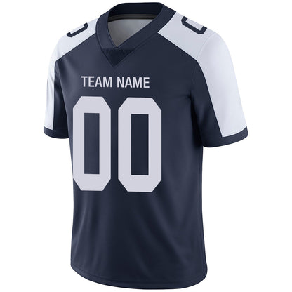 Custom Dallas Cowboys Stitched American Football Jerseys Personalize Birthday Gifts Navy Jersey