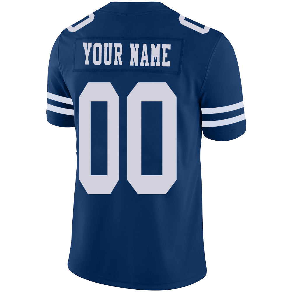 Custom Dallas Cowboys Stitched American Football Jerseys Personalize Birthday Gifts Blue Jersey