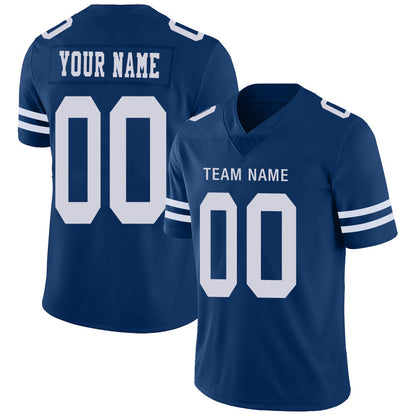 Custom Dallas Cowboys Stitched American Football Jerseys Personalize Birthday Gifts Blue Jersey