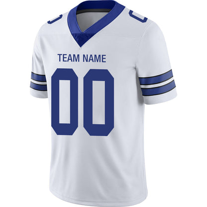 Custom Dallas Cowboys Stitched American Football Jerseys Personalize Birthday Gifts White Jersey