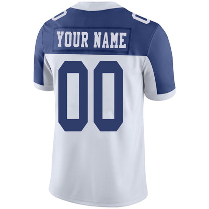 Custom Dallas Cowboys Stitched American Football Jerseys Personalize Birthday Gifts White Jersey