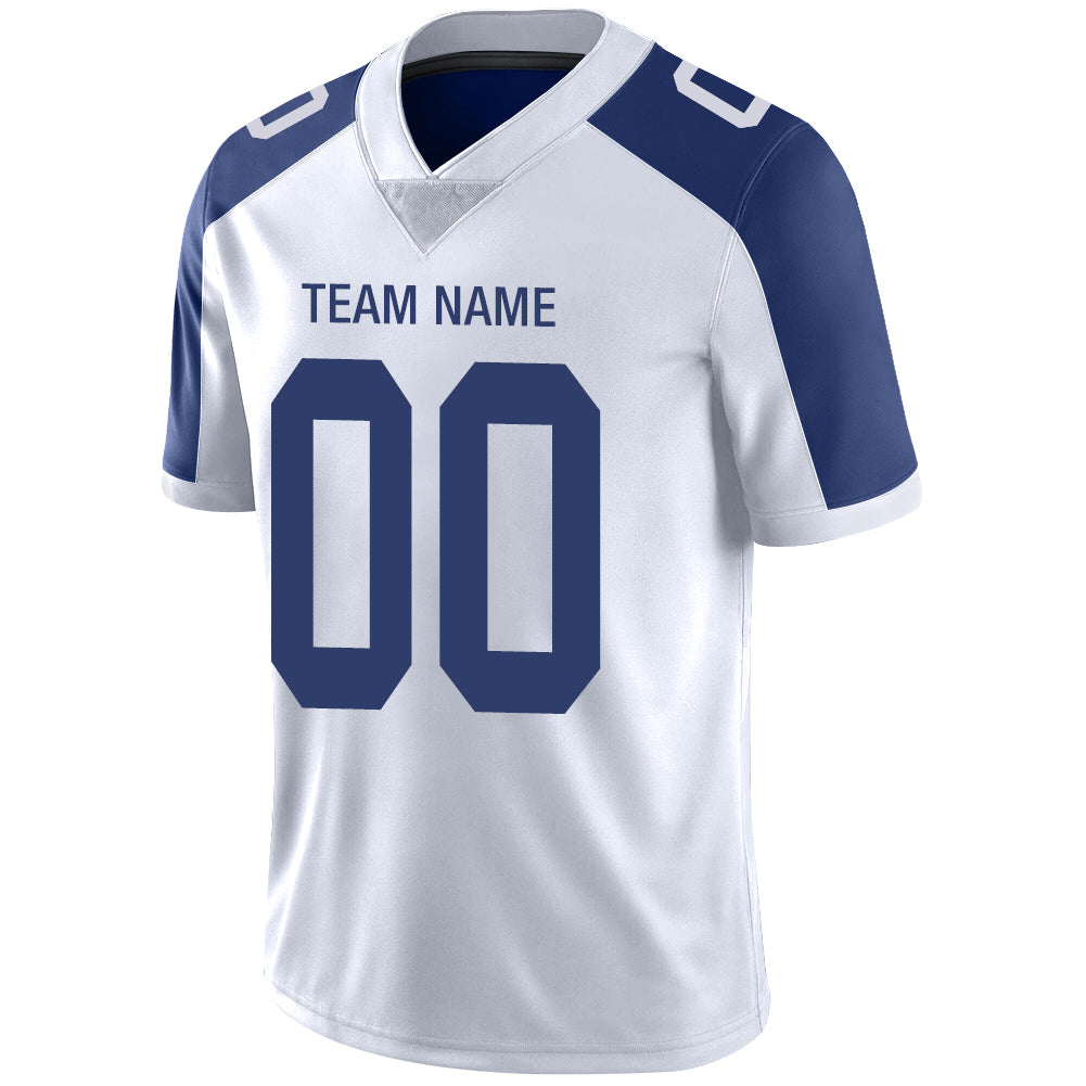 Custom Dallas Cowboys Stitched American Football Jerseys Personalize Birthday Gifts White Jersey