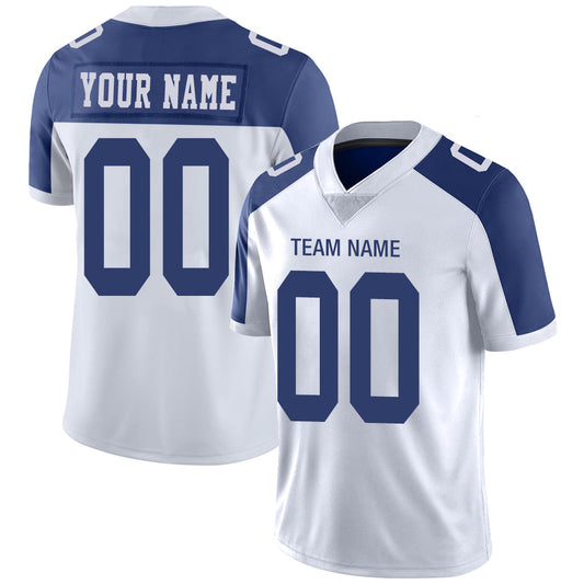 Custom Dallas Cowboys Stitched American Football Jerseys Personalize Birthday Gifts White Jersey