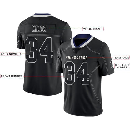 Custom Dallas Cowboys American Men's Youth And Women Stitched Black Football Jerseys Personalize Birthday Gifts Jerseys