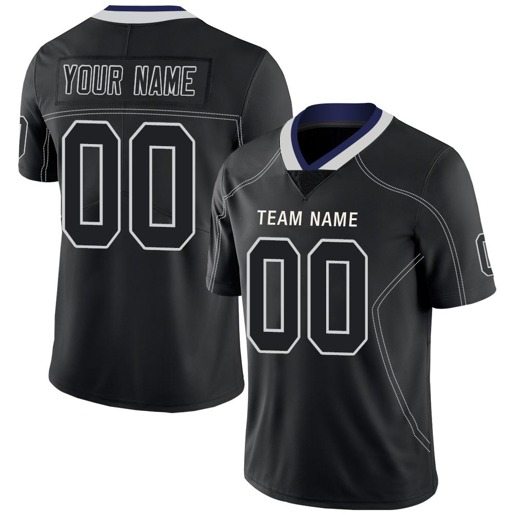 Custom Dallas Cowboys American Men's Youth And Women Stitched Black Football Jerseys Personalize Birthday Gifts Jerseys