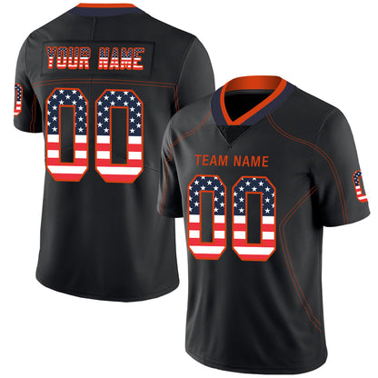 Custom Denver Broncos Stitched American Football Jerseys Personalize Birthday Gifts Black Jersey