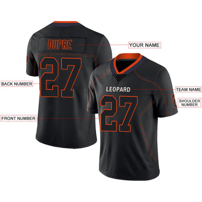 Custom Denver Broncos Stitched American Football Jerseys Personalize Birthday Gifts Black Jersey