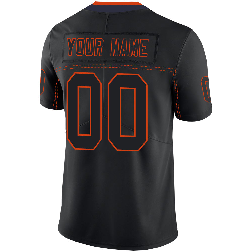 Custom Denver Broncos Stitched American Football Jerseys Personalize Birthday Gifts Black Jersey