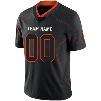 Custom Denver Broncos Stitched American Football Jerseys Personalize Birthday Gifts Black Jersey