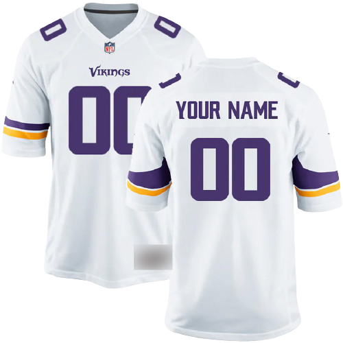 Minnesota Vikings Away White Team Jersey