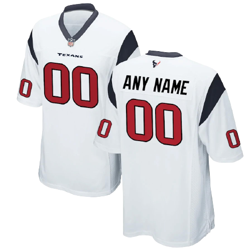 Houston Texans Away White Team Jersey