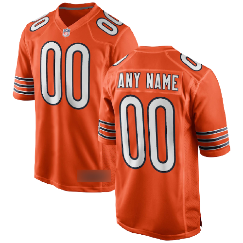 Chicago Bears Orange Alternate Team Jersey