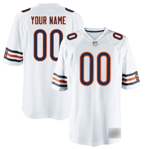 Chicago Bears Away White Team Jersey