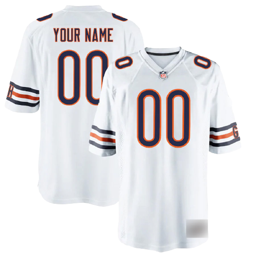 Chicago Bears Away White Team Jersey