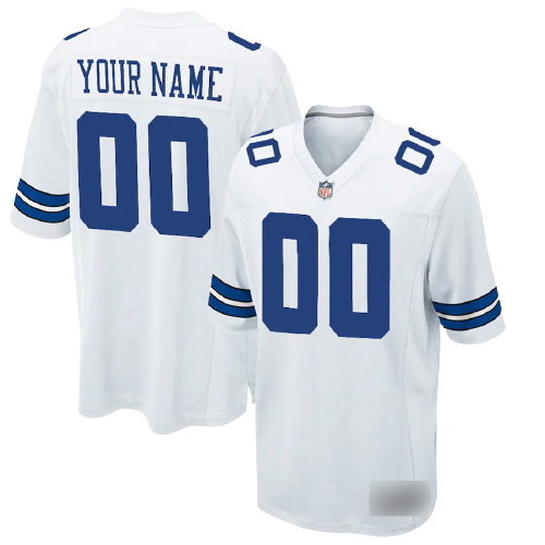 Dallas Cowboys Away White Team Jersey