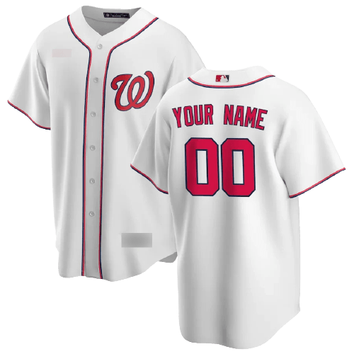 Washington Nationals White Home Team Jersey