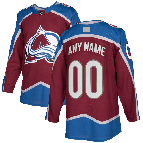 Colorado Avalanche Home Burgundy Team Jersey