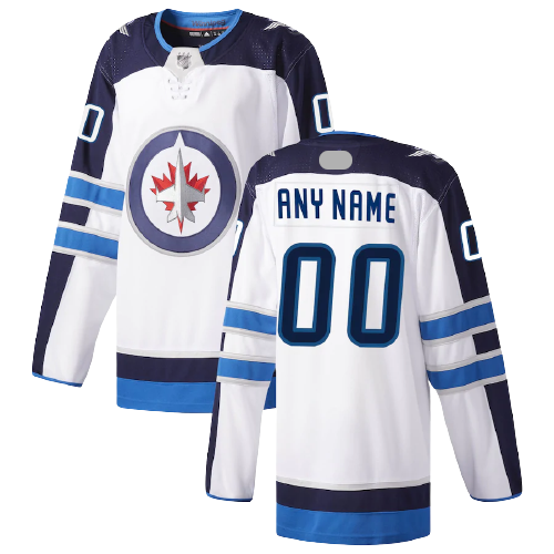 Winnipeg Jets Away White Team Jersey