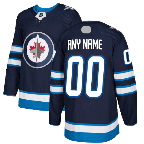 Winnipeg Jets Home Navy Team Jersey