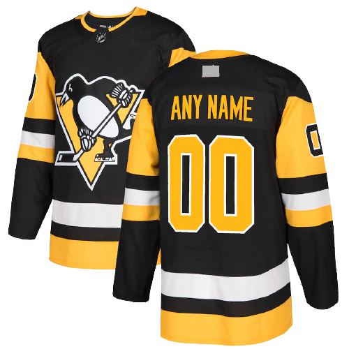 Pittsburgh Penguins Home Black Team Jersey