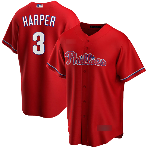 Philadelphia Phillies Red Alternate Team Jersey