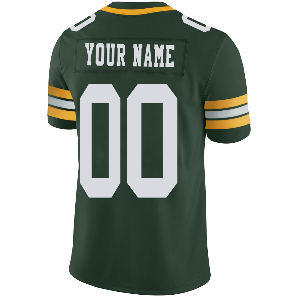 Custom Green Bay PackersPackers Stitched American Football Jerseys Personalize Birthday Gifts Green Jersey