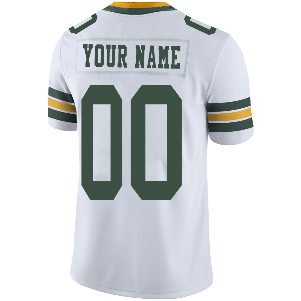 Custom Green Bay PackersPackers Stitched American Football Jerseys Personalize Birthday Gifts White Jersey