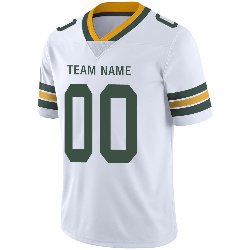 Custom Green Bay PackersPackers Stitched American Football Jerseys Personalize Birthday Gifts White Jersey