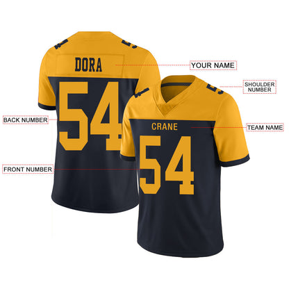 Custom Green Bay PackersPackers Stitched American Football Jerseys Personalize Birthday Gifts Navy Jersey