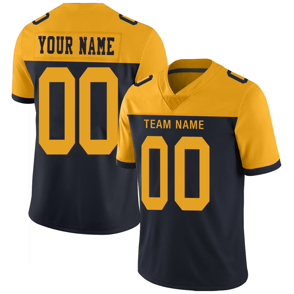 Custom Green Bay PackersPackers Stitched American Football Jerseys Personalize Birthday Gifts Navy Jersey