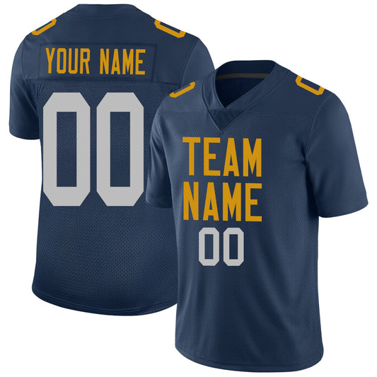 Custom Green Bay PackersPackers Stitched American Football Jerseys Personalize Birthday Gifts Navy Jersey