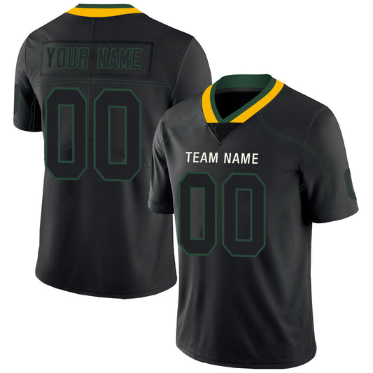 Custom Green Bay PackersPackers Stitched American Football Jerseys Personalize Birthday Gifts Black Jersey