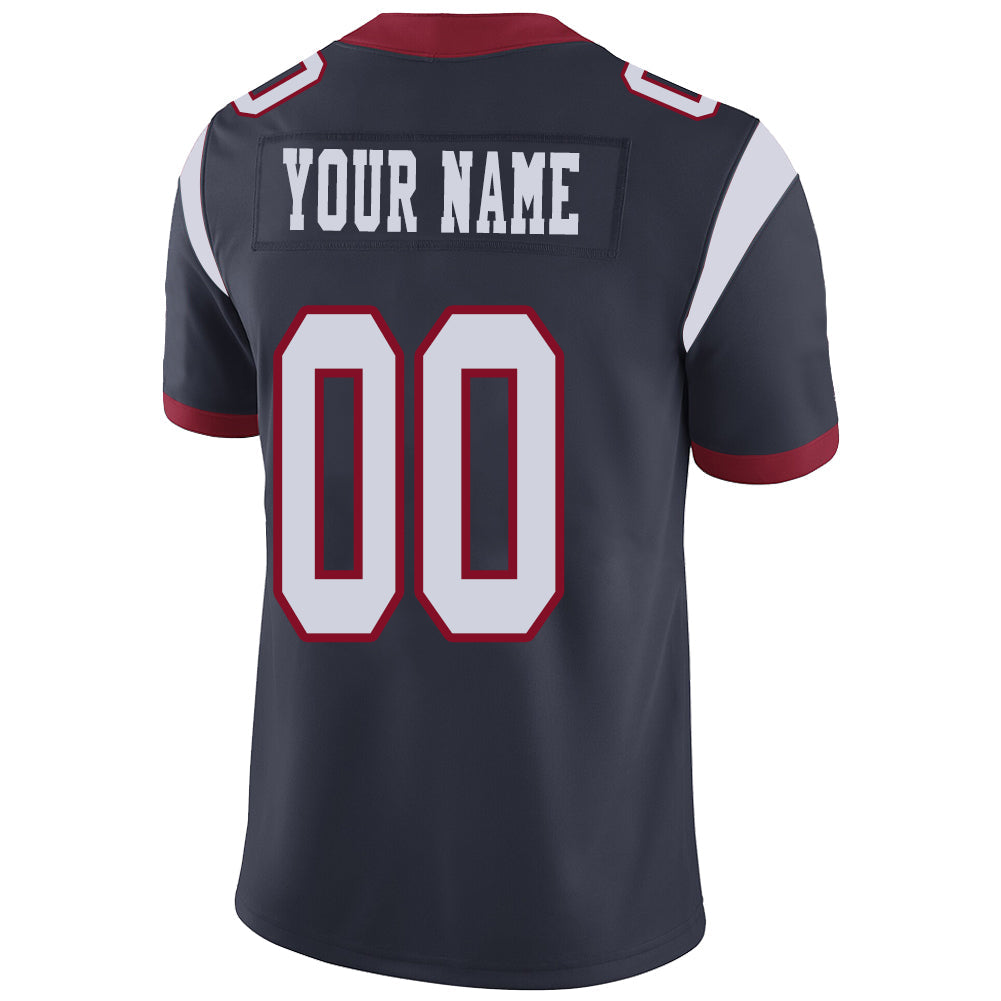 Custom H.Texans Stitched American Football Jerseys Personalize Birthday Gifts Black Jersey