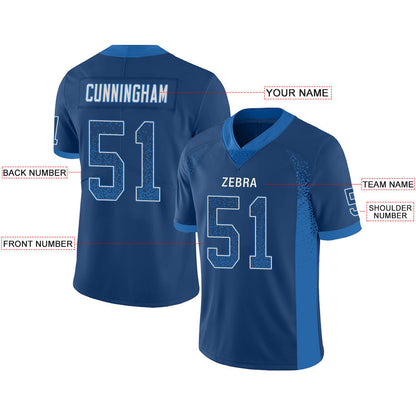 Custom IN.Colts Stitched American Football Jerseys Personalize Birthday Gifts Blue Jersey