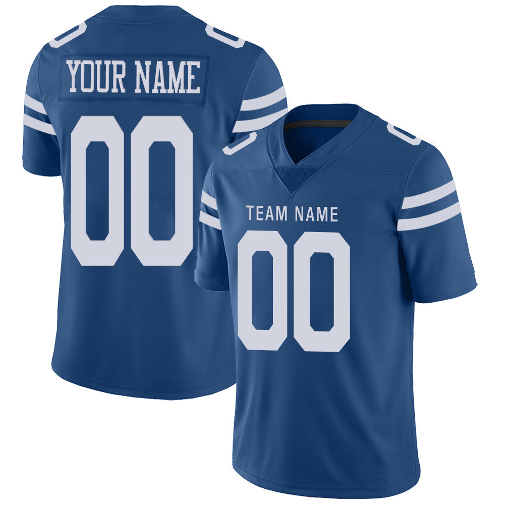 Custom IN.Colts Stitched American Football Jerseys Personalize Birthday Gifts Blue Jersey