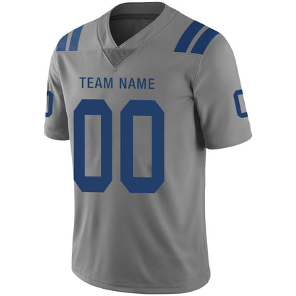 Custom IN.Colts Stitched American Football Jerseys Personalize Birthday Gifts Grey Jersey