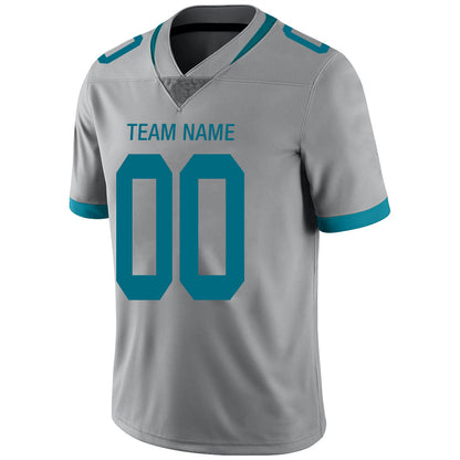 Custom J.Jaguars Stitched American Football Jerseys Personalize Birthday Gifts Grey Jersey