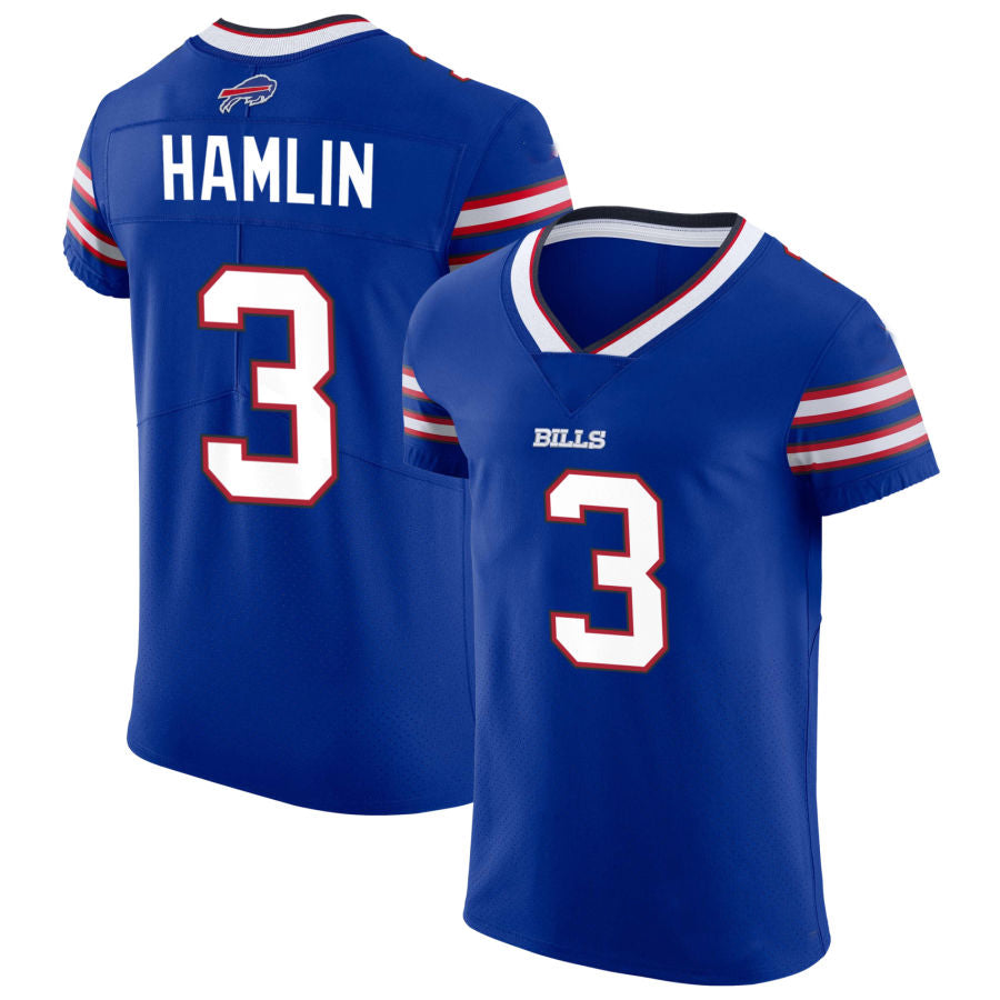 Buffalo  Bills #3 Damar Hamlin Royal  Vapor Elite Jersey Stitched American Football Jerseys