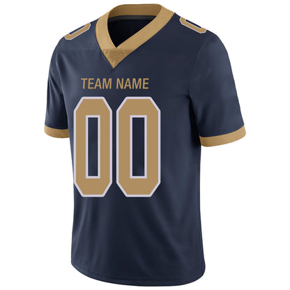 Custom LA.Chargers Stitched American Football Jerseys Personalize Birthday Gifts Navy Jersey