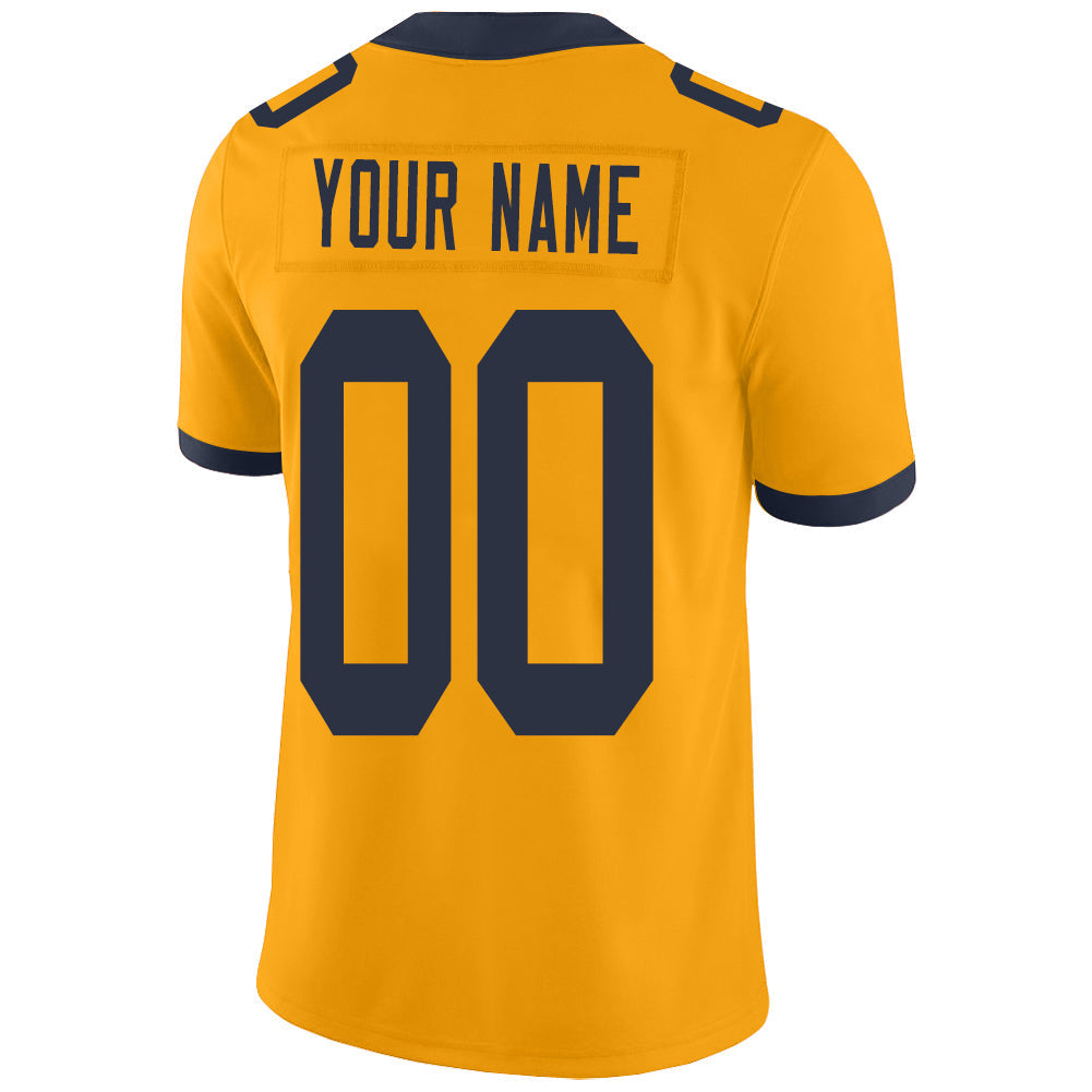 Custom LA.Chargers Stitched American Football Jerseys Personalize Birthday Gifts Gold Jersey