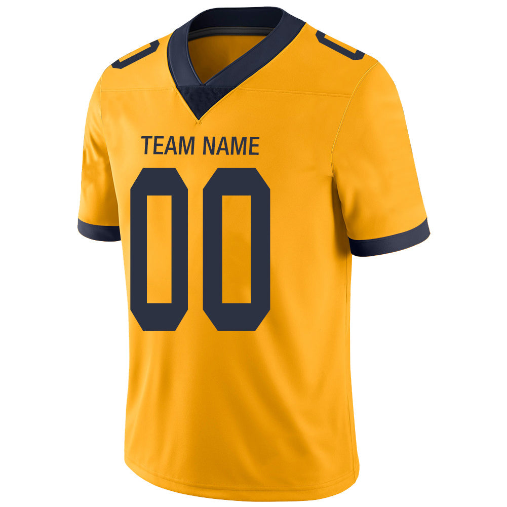 Custom LA.Chargers Stitched American Football Jerseys Personalize Birthday Gifts Gold Jersey