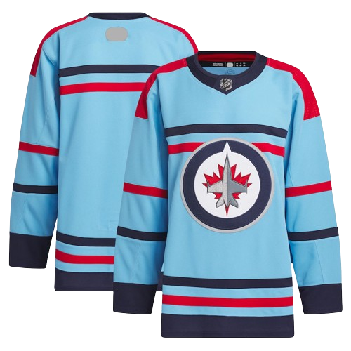 Winnipeg Jets Light Blue Anniversary Team Jersey