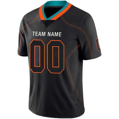 Custom M.Dolphins Stitched American Football Jerseys Personalize Birthday Gifts Black Jersey