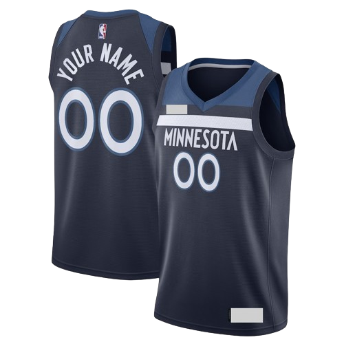 Minnesota Timberwolves Navy Team Jersey