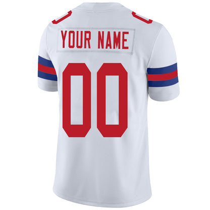 Custom New England Patriots Stitched American Football Jerseys Personalize Birthday Gifts White Jersey