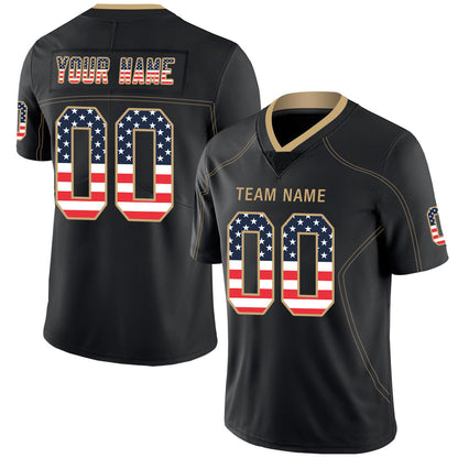 Custom NY.Giants Stitched American Football Jerseys Personalize Birthday Gifts Black Jersey