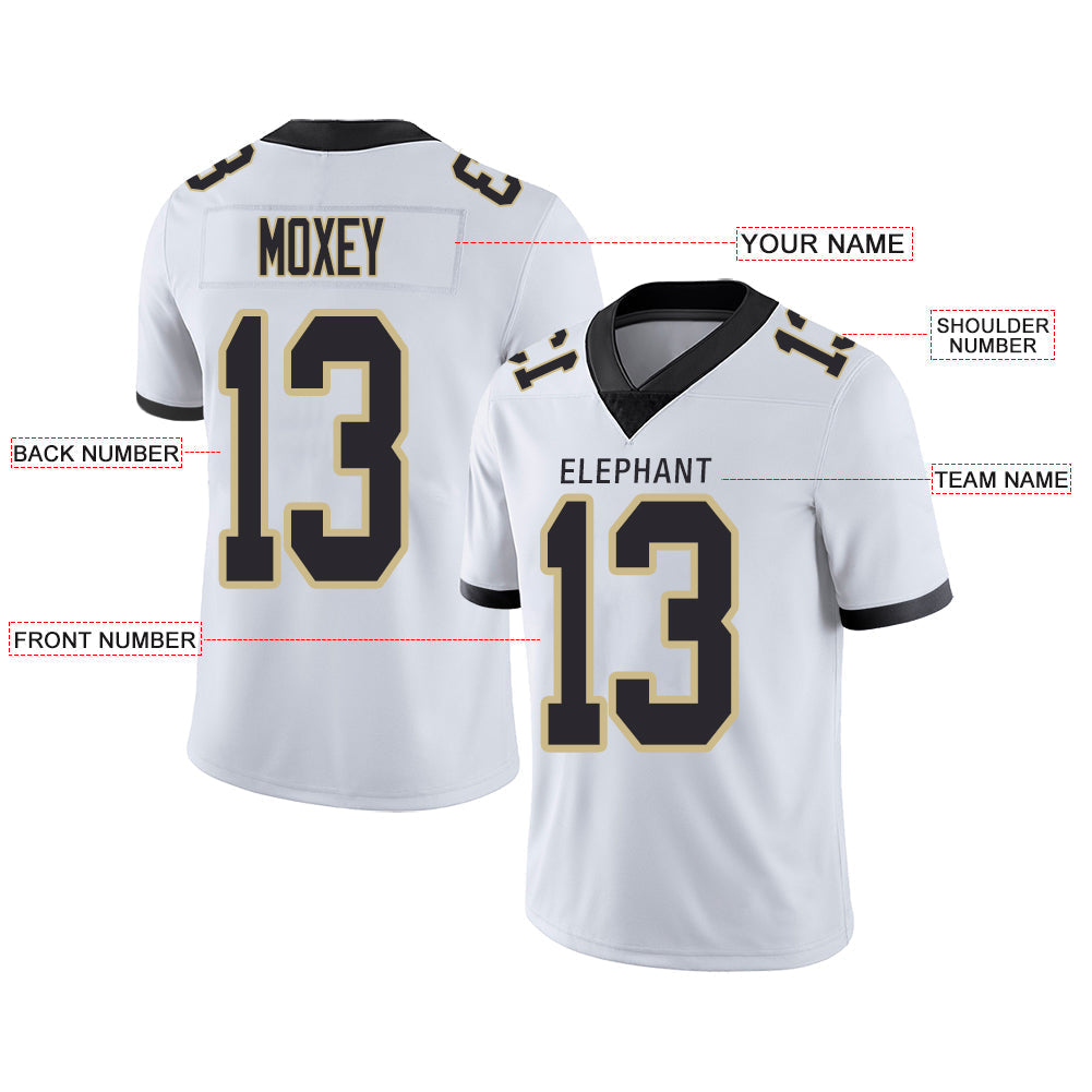 Custom NY.Giants Stitched American Football Jerseys Personalize Birthday Gifts White Jersey