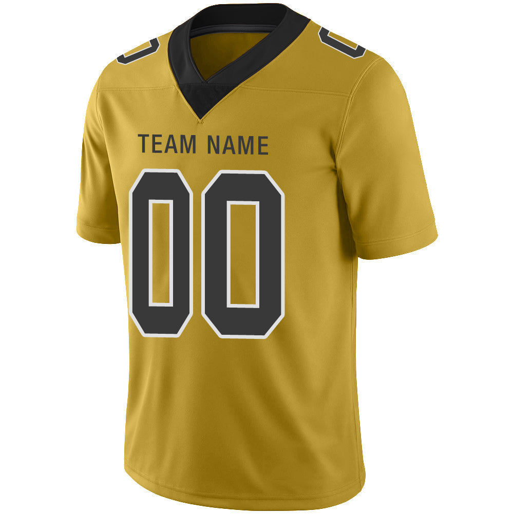 Custom NY.Giants Stitched American Football Jerseys Personalize Birthday Gifts Gold Jersey